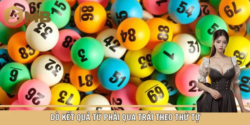Dò kết quả từ phải qua trái theo thứ tự